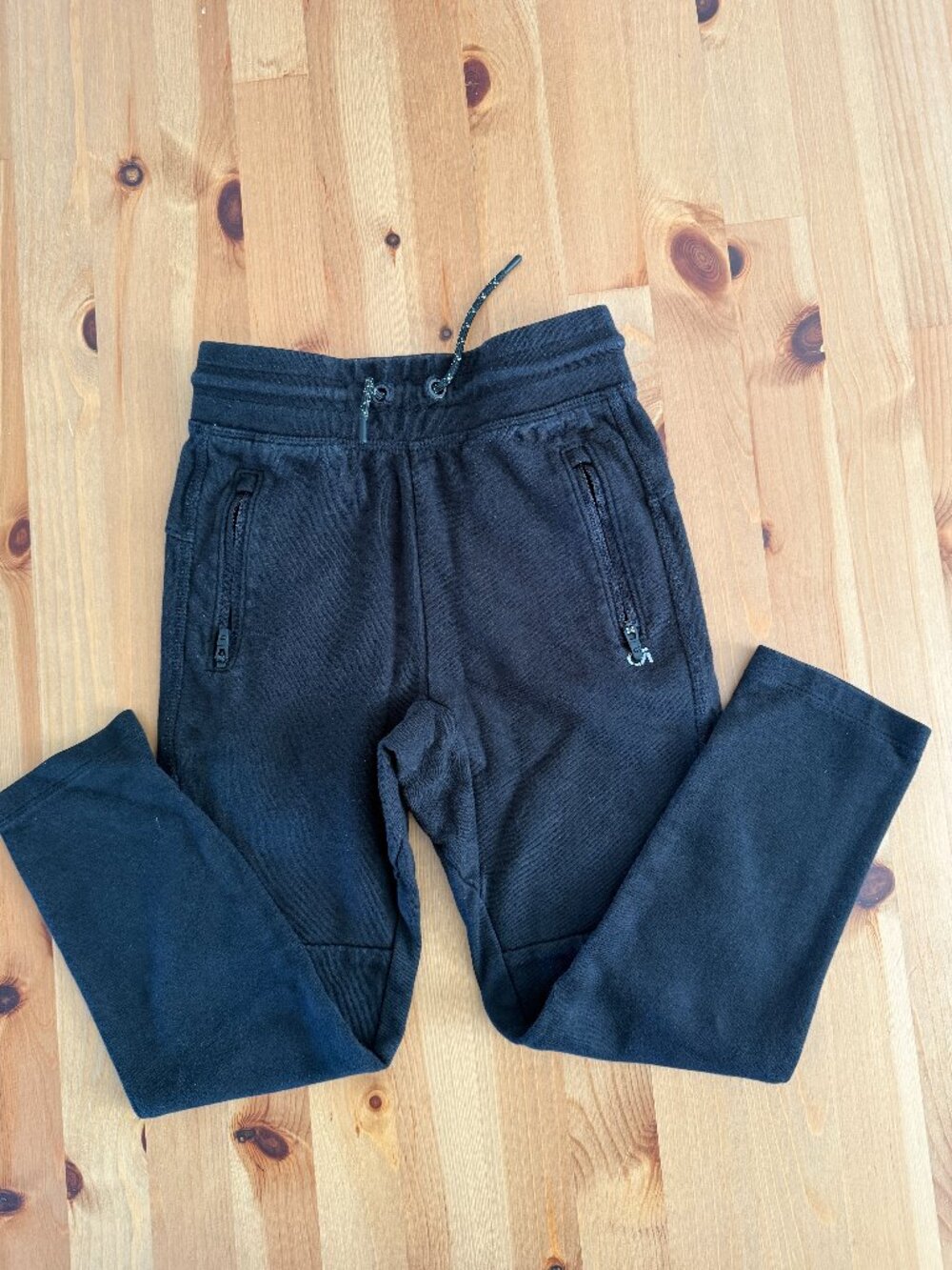 GAP Fit Boys Knit Sports Pants Black Sz 6-7